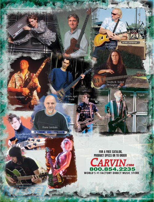 Carvin 2004 Endorsers